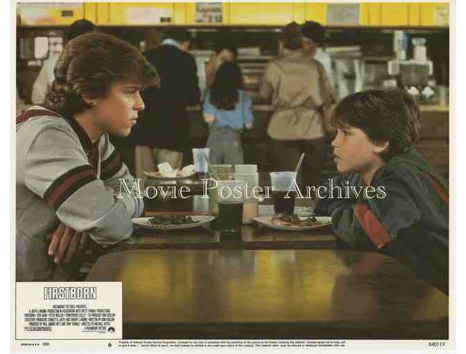 FIRSTBORN, 1984, lobby cards, Teri Garr, Peter Weller, Robert Downey Jr