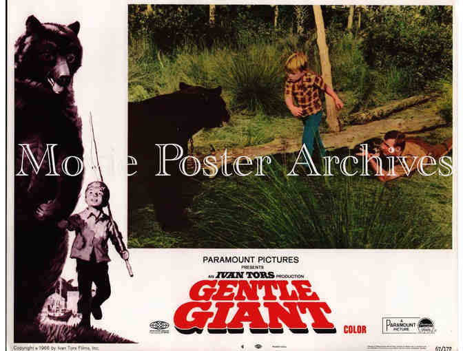 GENTLE GIANT, 1967, lobby cards, Dennis Weaver, Vera Miles, Clint Howard