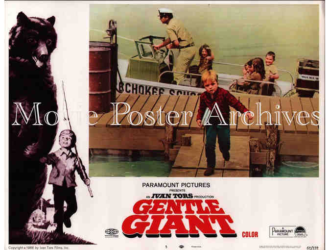 GENTLE GIANT, 1967, lobby cards, Dennis Weaver, Vera Miles, Clint Howard