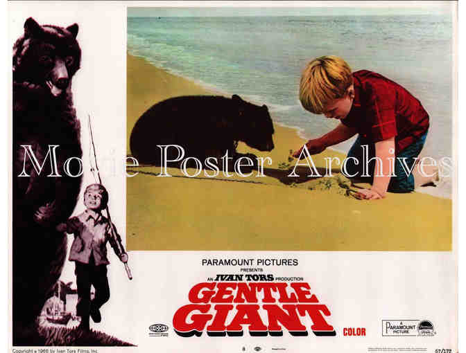 GENTLE GIANT, 1967, lobby cards, Dennis Weaver, Vera Miles, Clint Howard