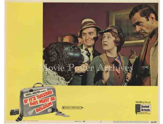 IF ITS TUESDAY THIS MUST BE BELGIUM, 1969, lobby cards, Suzanne Pleshette