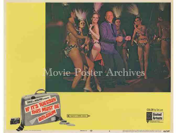 IF ITS TUESDAY THIS MUST BE BELGIUM, 1969, lobby cards, Suzanne Pleshette