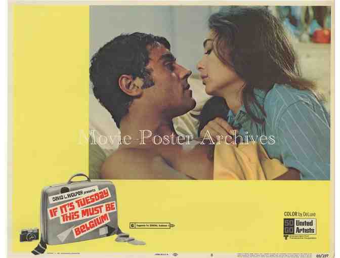 IF ITS TUESDAY THIS MUST BE BELGIUM, 1969, lobby cards, Suzanne Pleshette