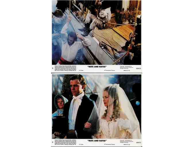 NATE AND HAYES, 1983, cards and stills, Tommy Lee Jones, Michael Okeefe