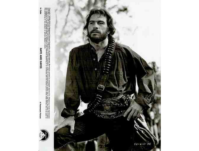 NATE AND HAYES, 1983, cards and stills, Tommy Lee Jones, Michael Okeefe