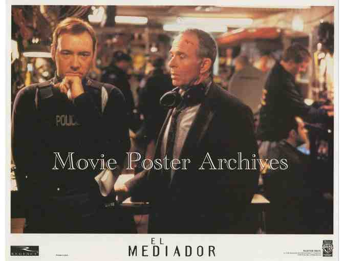 NEGOTIATOR, 1998, Spanish lobby cards, Samuel L. Jackson, Kevin Spacey