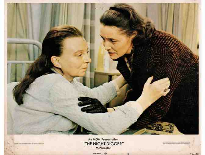 NIGHT DIGGER, 1971, lobby cards, Patricia Neal, Pamela Brown