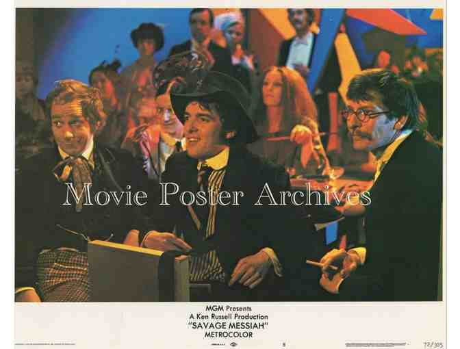SAVAGE MESSIAH, 1972, lobby cards, Helen Mirren, Robert Lang