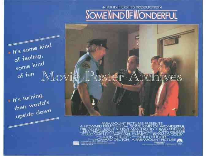 SOME KIND OF WONDERFUL, 1987, lobby cards, Eric Stoltz, Lea Thompson