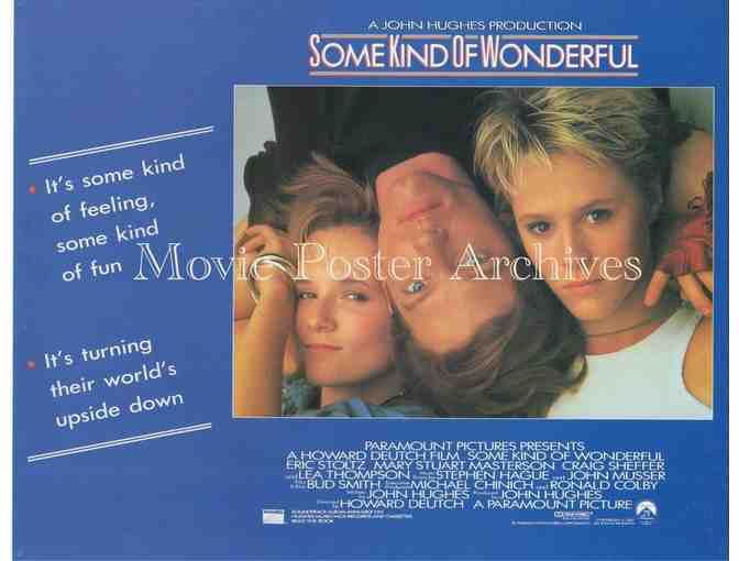 SOME KIND OF WONDERFUL, 1987, lobby cards, Eric Stoltz, Lea Thompson