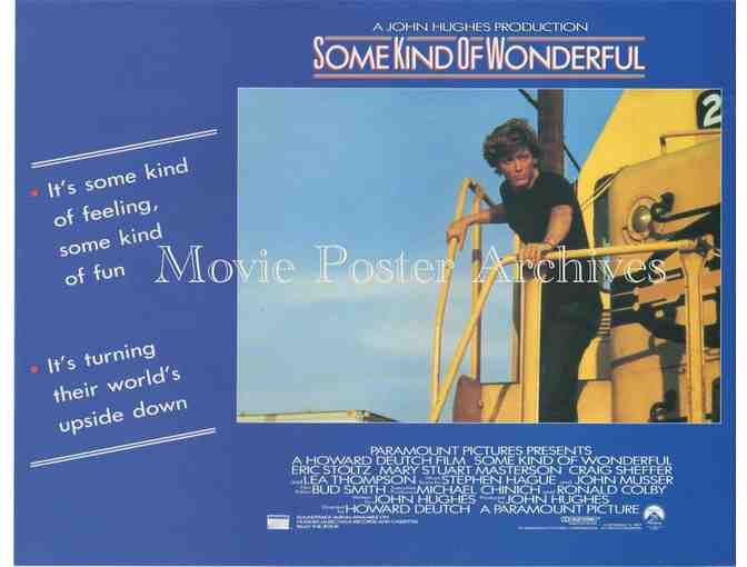 SOME KIND OF WONDERFUL, 1987, lobby cards, Eric Stoltz, Lea Thompson