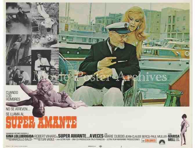 STUNTMAN, 1968, lobby cards, Gina Lollobrigida, Robert Viharo