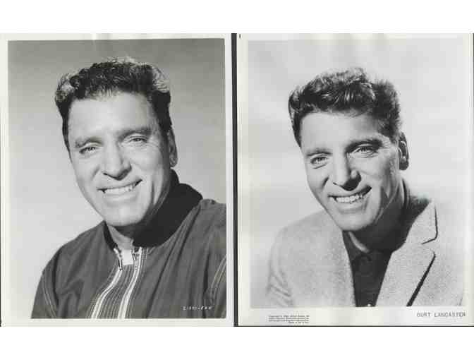 BURT LANCASTER, group of classic celebrity portraits, stills or photos