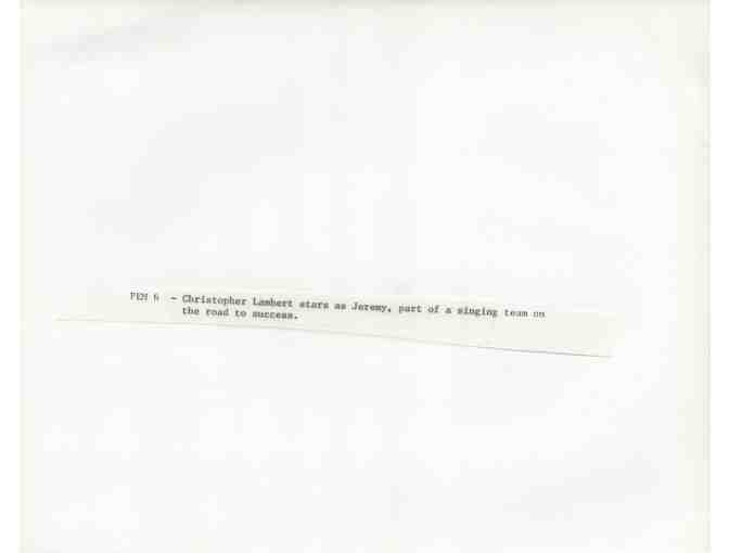 CHRISTOPHER LAMBERT, group of classic celebrity portraits, stills or photos