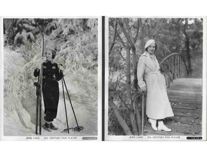 JUNE LANG, collectors lot, group of classic celebrity portraits, stills or photos