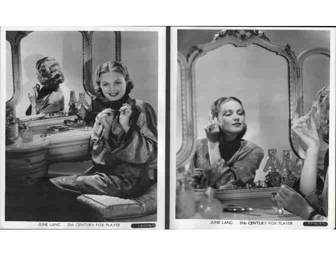 JUNE LANG, collectors lot, group of classic celebrity portraits, stills or photos
