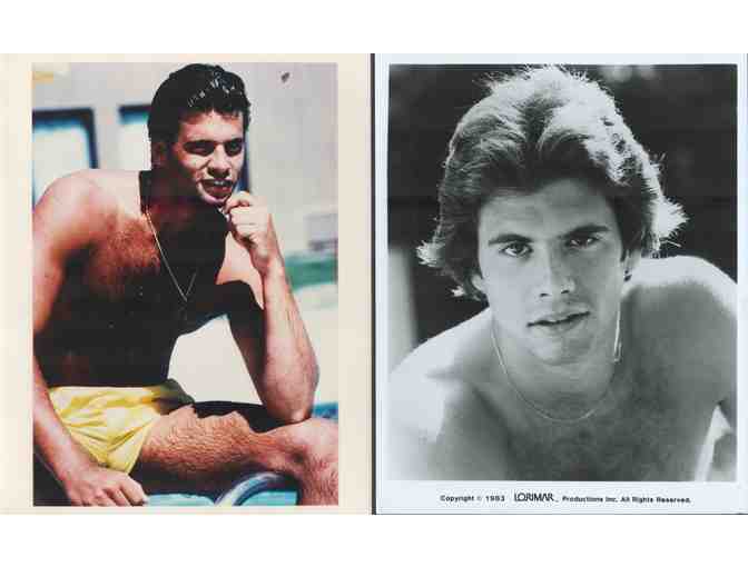 LORENZO LAMAS, group of classic celebrity portraits, stills or photos