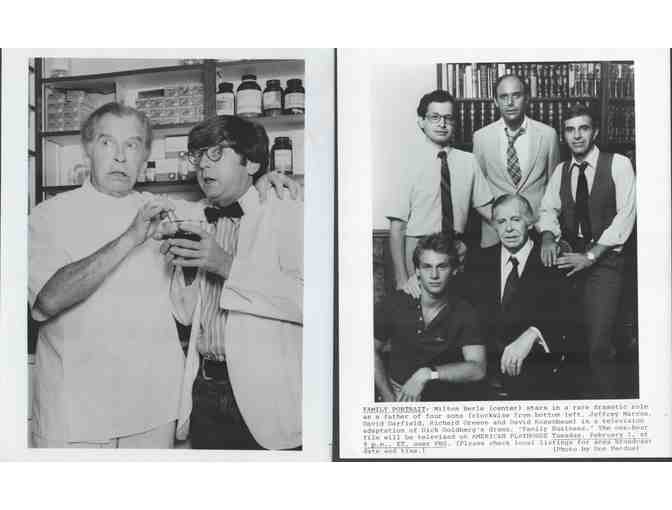 MILTON BERLE, group of classic celebrity portraits, stills or photos