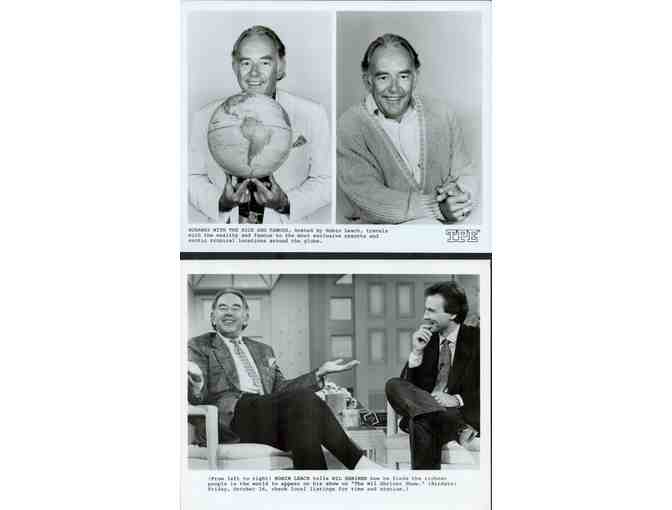 ROBIN LEACH, group of classic celebrity portraits, stills or photos
