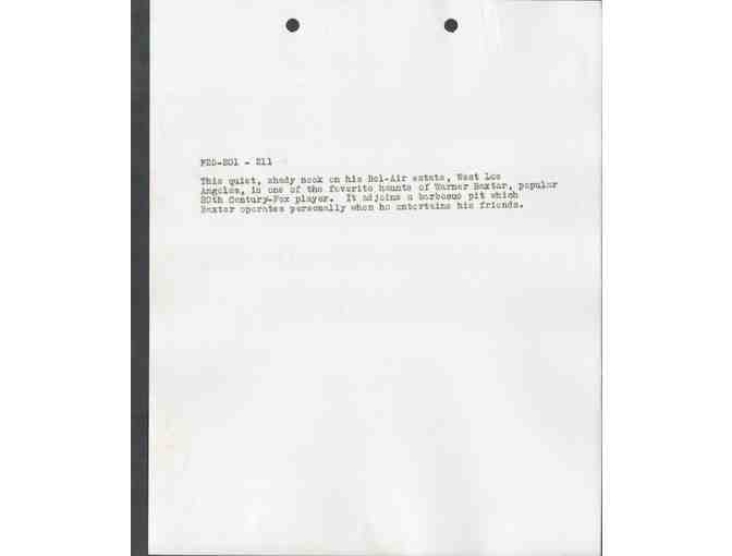 WARNER BAXTER, group of classic celebrity portraits, stills or photos