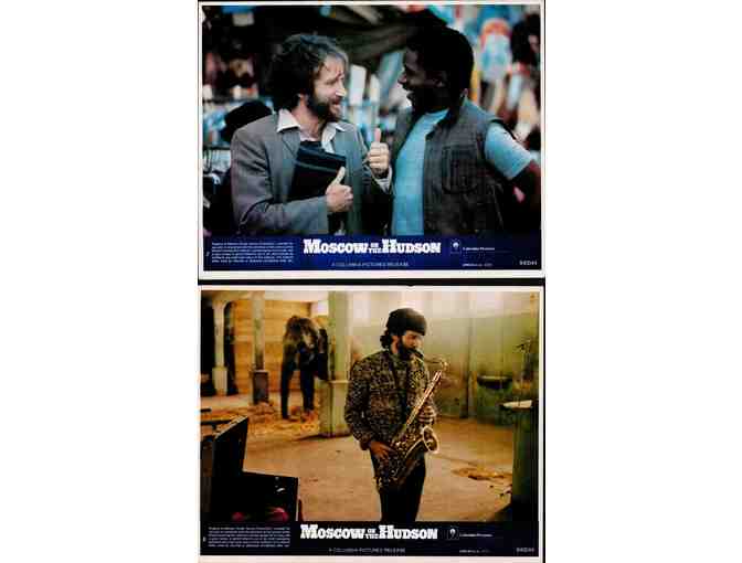 MOSCOW ON THE HUDSON, 1984, mini lobby cards, Robin Williams