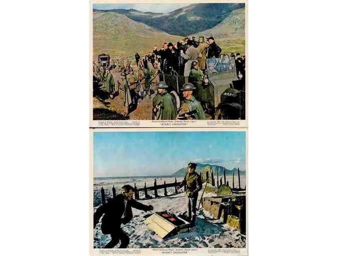 RYANS DAUGHTER, 1970, mini lobby cards, Robert Mitchum, Sarah Miles