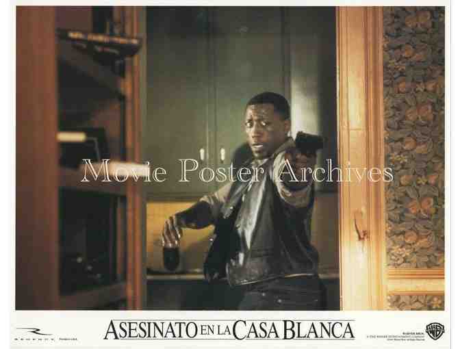 MURDER AT 1600, 1997, Spanish lobby cards. Wesley Snipes, Alan Alda, Ronny Cox