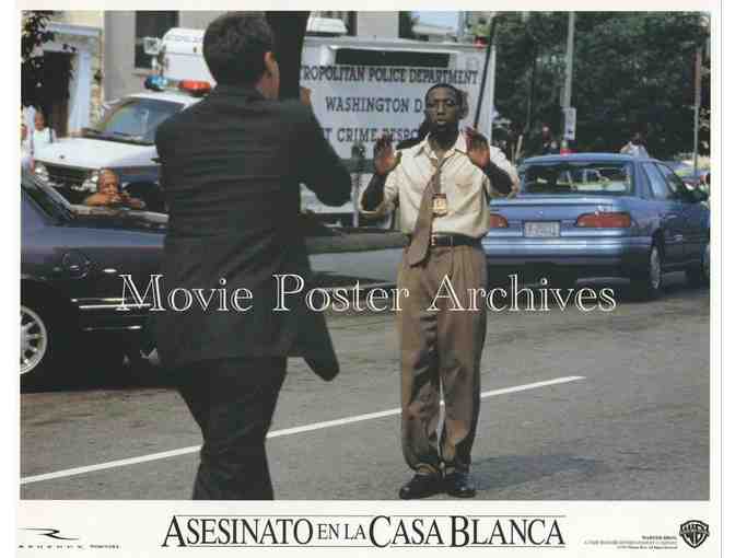 MURDER AT 1600, 1997, Spanish lobby cards. Wesley Snipes, Alan Alda, Ronny Cox
