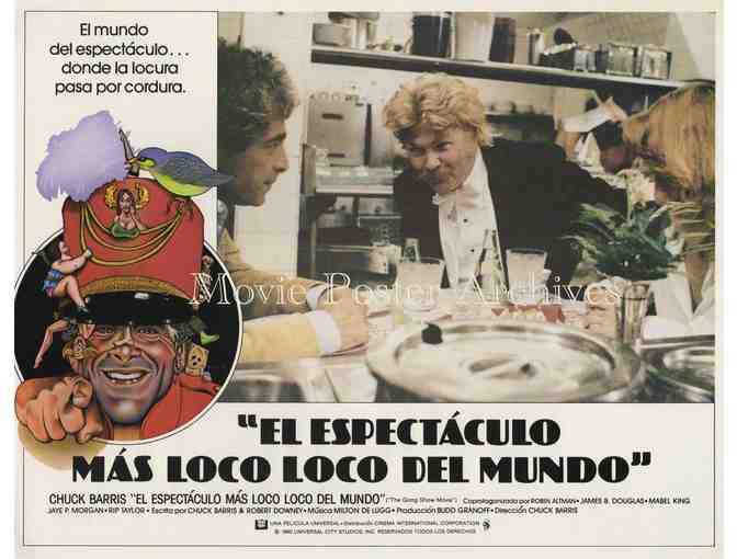 GONG SHOW MOVIE, 1980, Spanish lobby cards, Chuck Barris, Rip Taylor