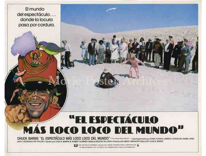 GONG SHOW MOVIE, 1980, Spanish lobby cards, Chuck Barris, Rip Taylor