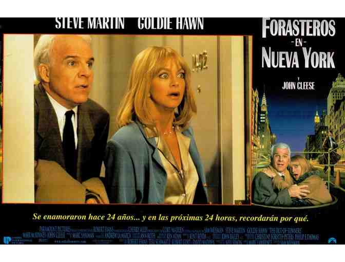OUT OF TOWNERS, 1999, Spanish lobby cards, Steve Martin, Goldie Hawn