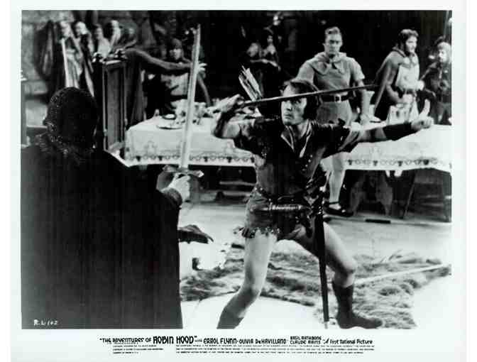 ADVENTURES OF ROBIN HOOD, 1938, movie stills, Errol Flynn, Olivia De Havilland