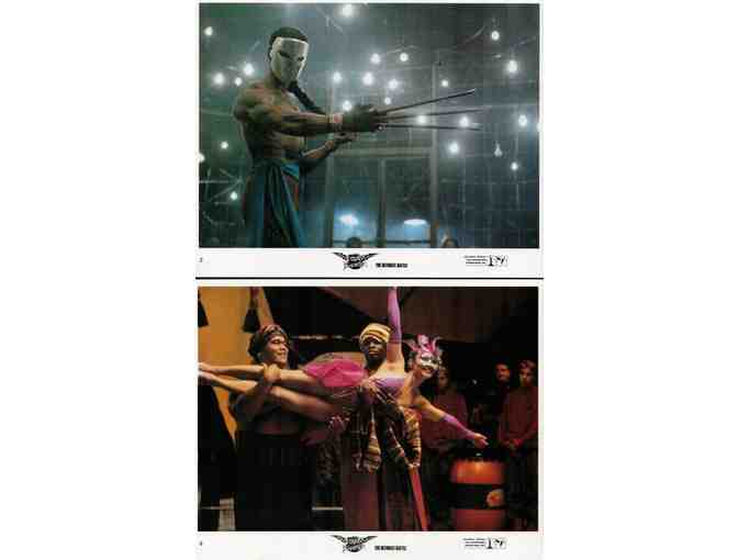 STREET FIGHTER, 1994, mini lobby cards, Jean-Claude Van Damme, Raul Julia