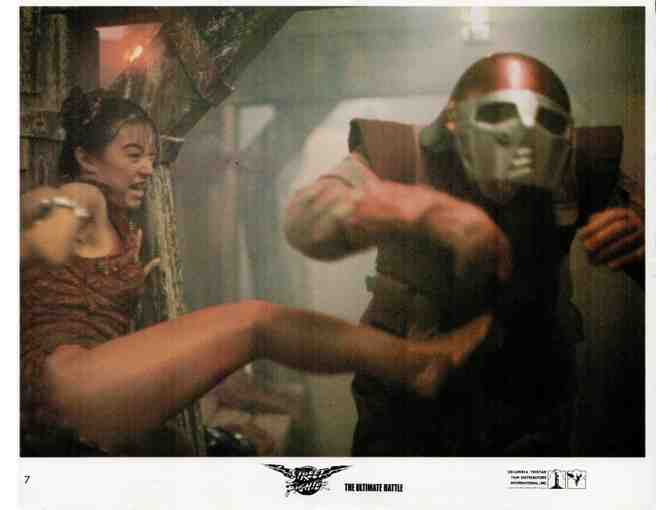 STREET FIGHTER, 1994, mini lobby cards, Jean-Claude Van Damme, Raul Julia