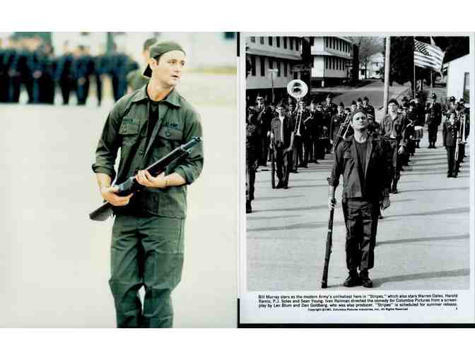 STRIPES, 1981, cards and stills, Bill Murray, John Candy