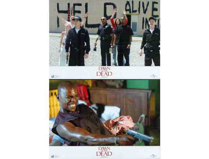 DAWN OF THE DEAD, 2004, German lobby cards, Ving Rhames, Sarah Polley