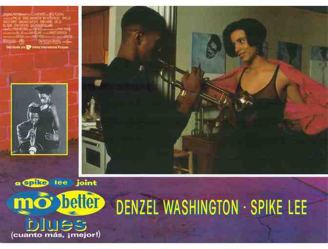 MO BETTER BLUES, 1990, Spanish lobby cards, Denzel Washington, Wesley Snipes