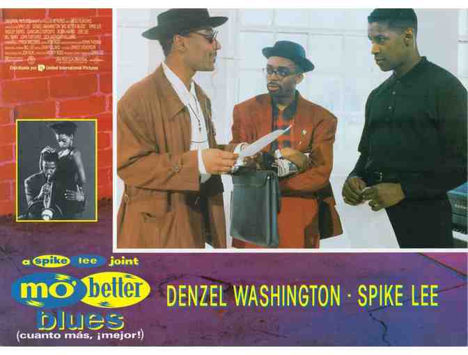 MO BETTER BLUES, 1990, Spanish lobby cards, Denzel Washington, Wesley Snipes