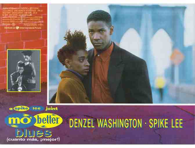 MO BETTER BLUES, 1990, Spanish lobby cards, Denzel Washington, Wesley Snipes