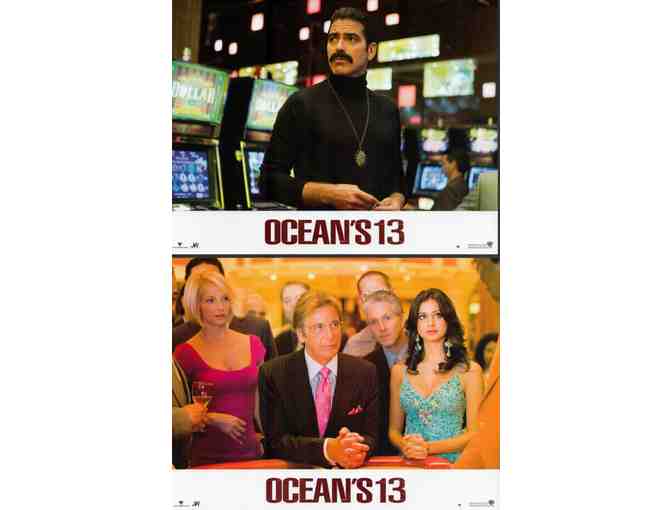 OCEANS 13, 2007, French lobby cards, Brad Pitt, Matt Damon