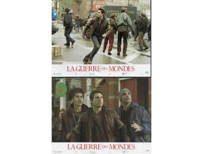 WAR OF THE WORLDS, 2005, French lobby cards, Tom Cruise, Dakota Fanning