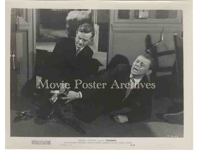 TARNISHED, 1950, press stills, Patrick, Franz, Fuller, Young, Lydon