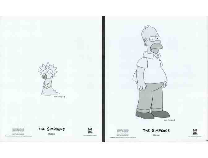 SIMPSONS, TV series, studio stills, collectors lot, Fox Broadcasting animation.