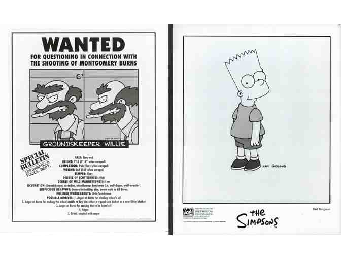 SIMPSONS, TV series, studio stills, collectors lot, Fox Broadcasting animation.