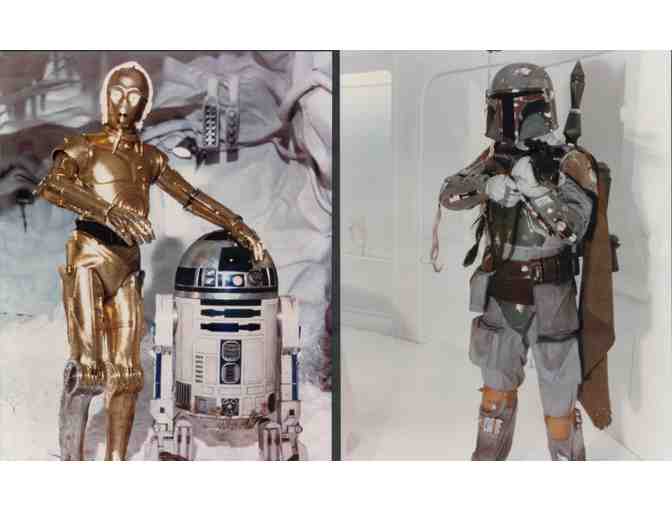 STAR WARS SAGA, 1977-1983, cards and photos, Harrison Ford, Carrie Fisher