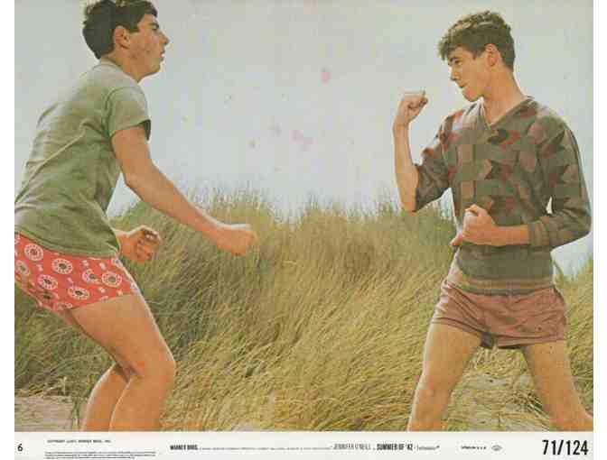 SUMMER OF 42, 1971, mini lobby cards, Jennifer ONeill, Gary Grimes