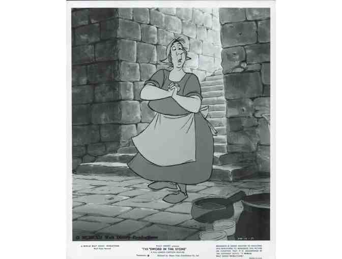 SWORD IN THE STONE, 1964, card and stills, Walt Disney animation