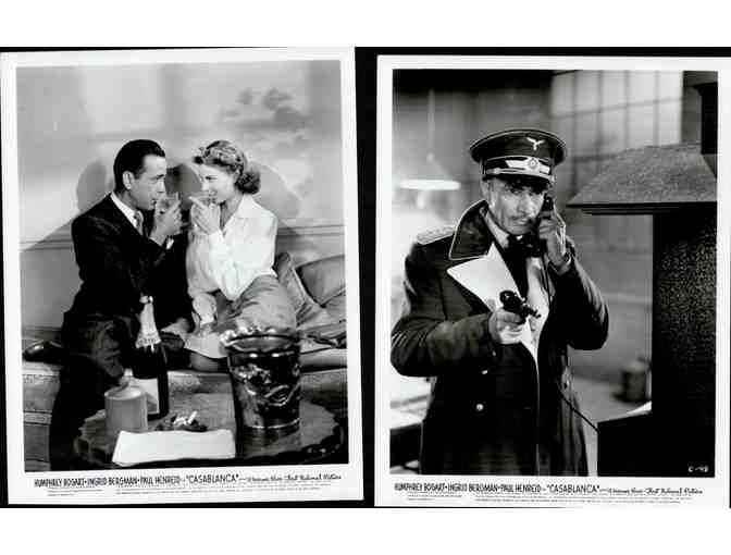 CASABLANCA, 1942, movie stills, collectors lot, Humphrey Bogart