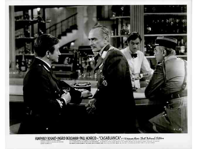 CASABLANCA, 1942, movie stills, collectors lot, Humphrey Bogart