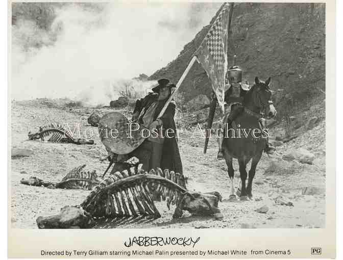 JABBERWOCKY, 1977, movie still set, Terry Gilliam, Michael Palin, Terry Jones.